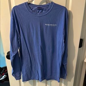 Sewing Down South Blue Long Sleeve Shirt